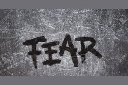 being afraid
