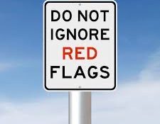 do not ignore red flags
