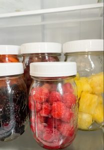 fruits in air tight jar