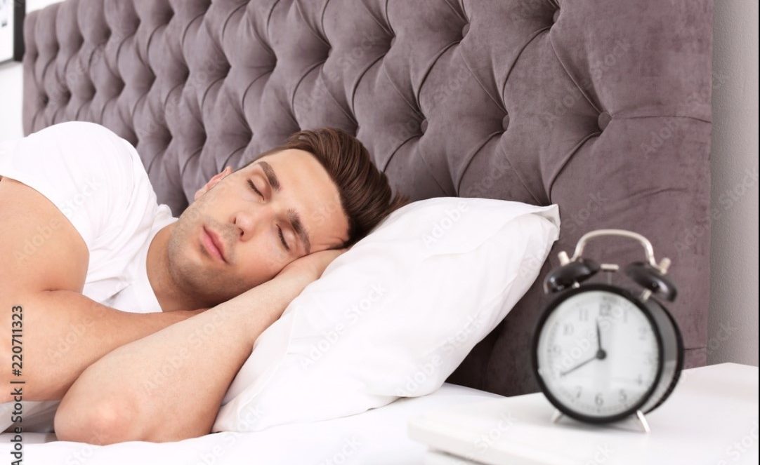 man sleeping