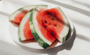 sliced watermelon