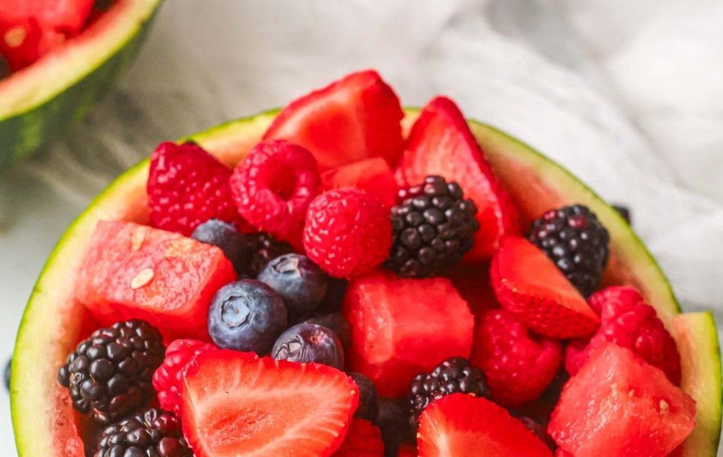 watermelon fruit bowl