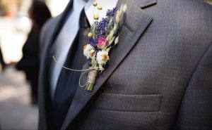 wedding photo of groom in his tuxedo