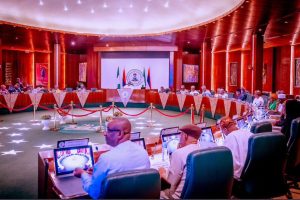 Photos: Buhari Presides Over FEC Meeting In Abuja.