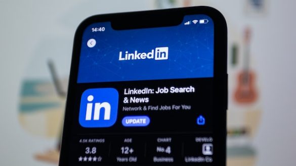 A Linkedin home page