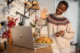 Lady food vlogging - Online Food Vendor
