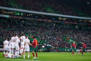 Ronaldo freekick vs Liechtenstein