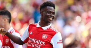 Bukayo Saka of Arsenal